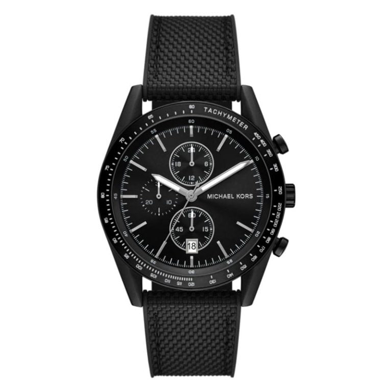Michael Kors Men’s | Black Nylon Strap Black Dial 42mm MK9143
