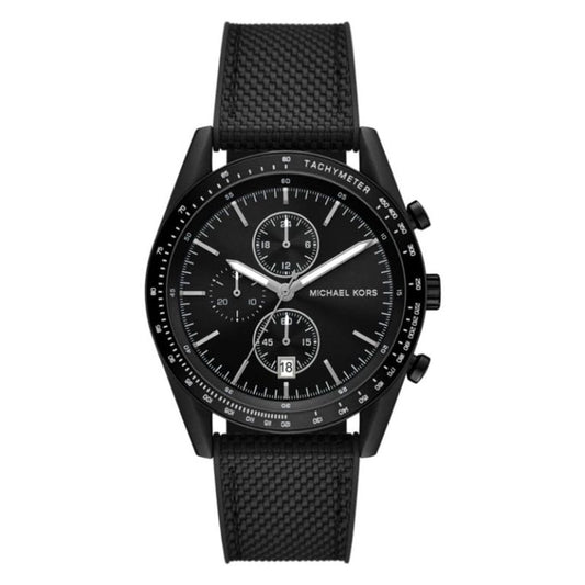Michael Kors Men’s | Black Nylon Strap Black Dial 42mm MK9143
