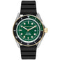 Michael Kors Men’s | Black Silicone Strap Green Dial 42mm MK9158