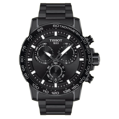 TISSOT Men’s Quartz Swiss-Made Black Stainless Steel Black Dial 45mm Watch T125.617.33.051.00