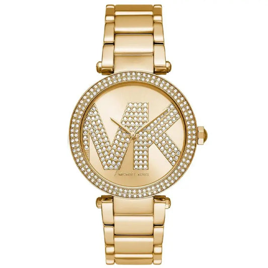 Michael Kors Women’s Quartz Gold Stainless Steel Gold Dial 39mm Watch MK6659