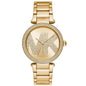 Michael Kors Women’s Quartz Gold Stainless Steel Gold Dial 39mm Watch MK6659 - twentyfour