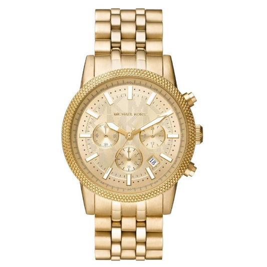 Michael Kors Men’s Quartz Gold Stainless Steel Gold Dial 43mm Watch MK8953