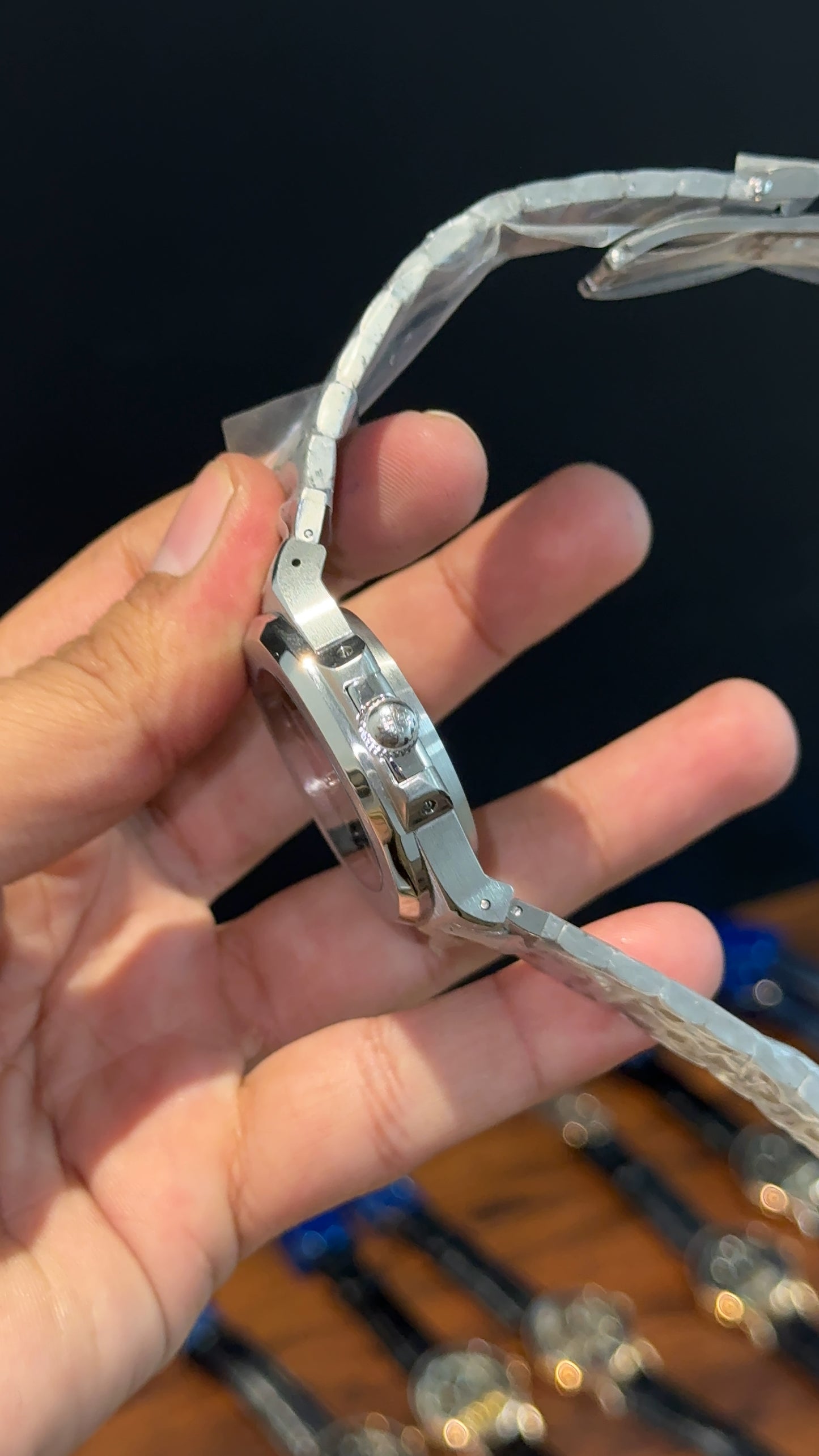 Pp Auto | Silver Chain | Grey Dial