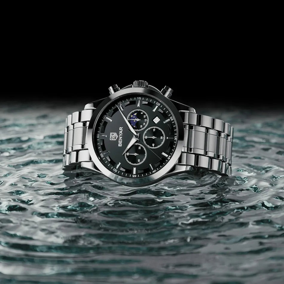 Benyar BY-5160 | Moonphase Chronograph Watch