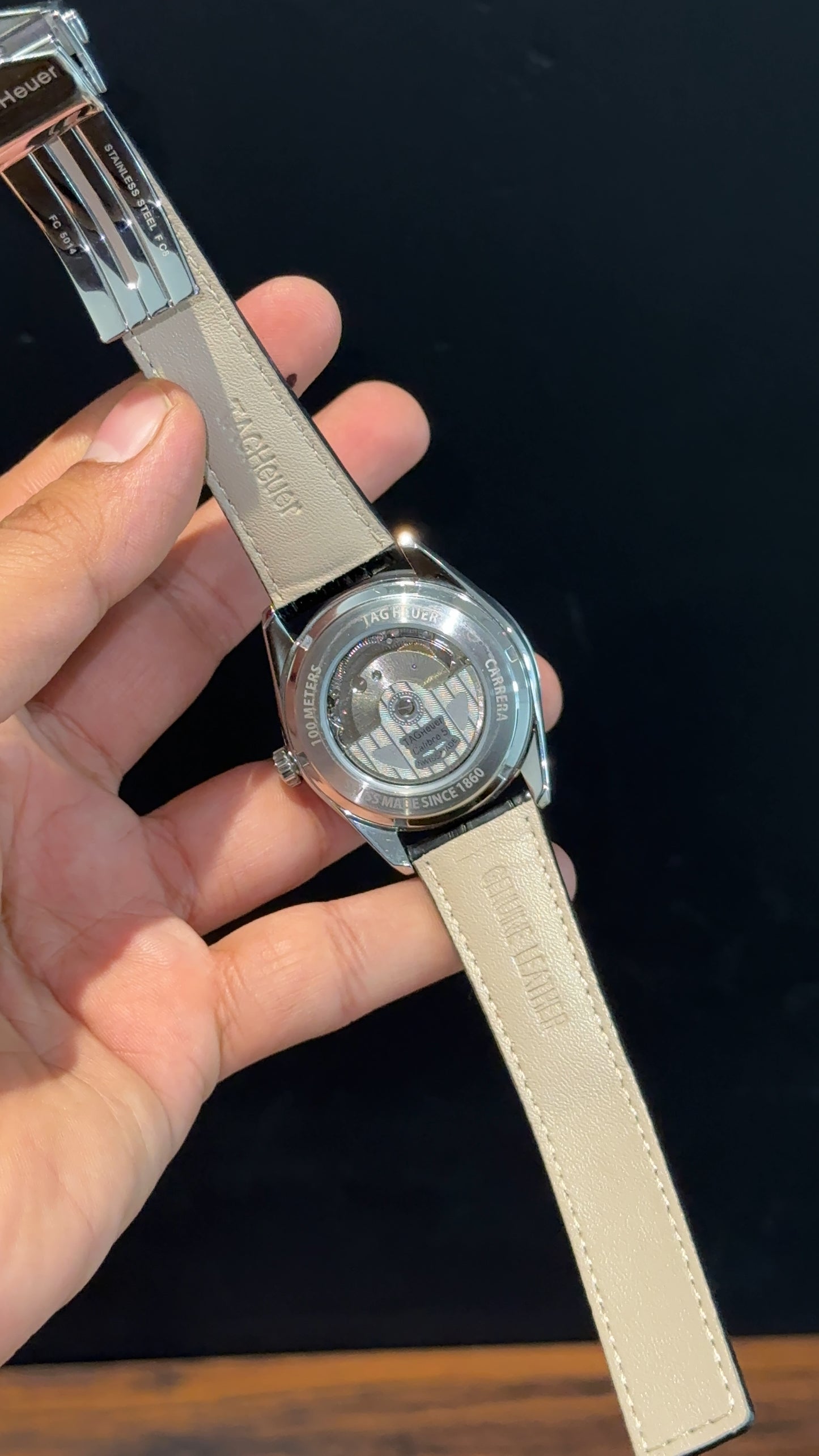 Tag Carrera | DayDate | Black Strap | Shady Mehron Dial