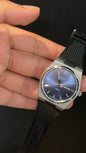 Tissot Prx | Quartz | Black Silicone Strap | Blue Plain Dial