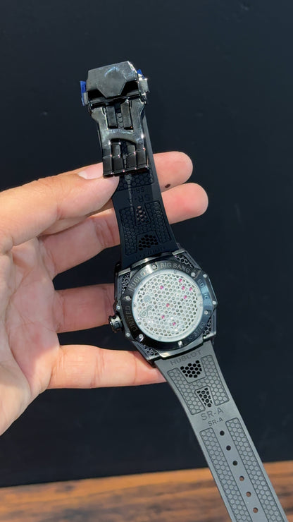 Premium Hublot | Big Bang Tourbillon Edition | Black Strap | Black Dial