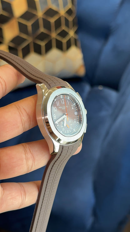 Aquanaut Chrono | Silver Brown