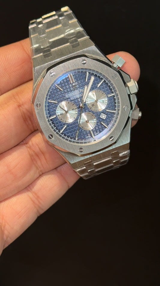 AP | Silver Chain | Silver Chrono | Blue Dial