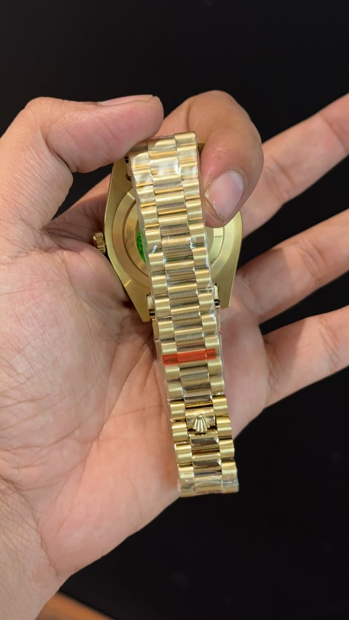 Daydate | Diamond Bezel | Gold Chain | Gold Index Dial