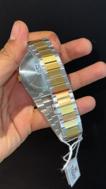 Tissot Prx | Quartz | Gold Two Tone | Gold Plain Dial - twentyfour