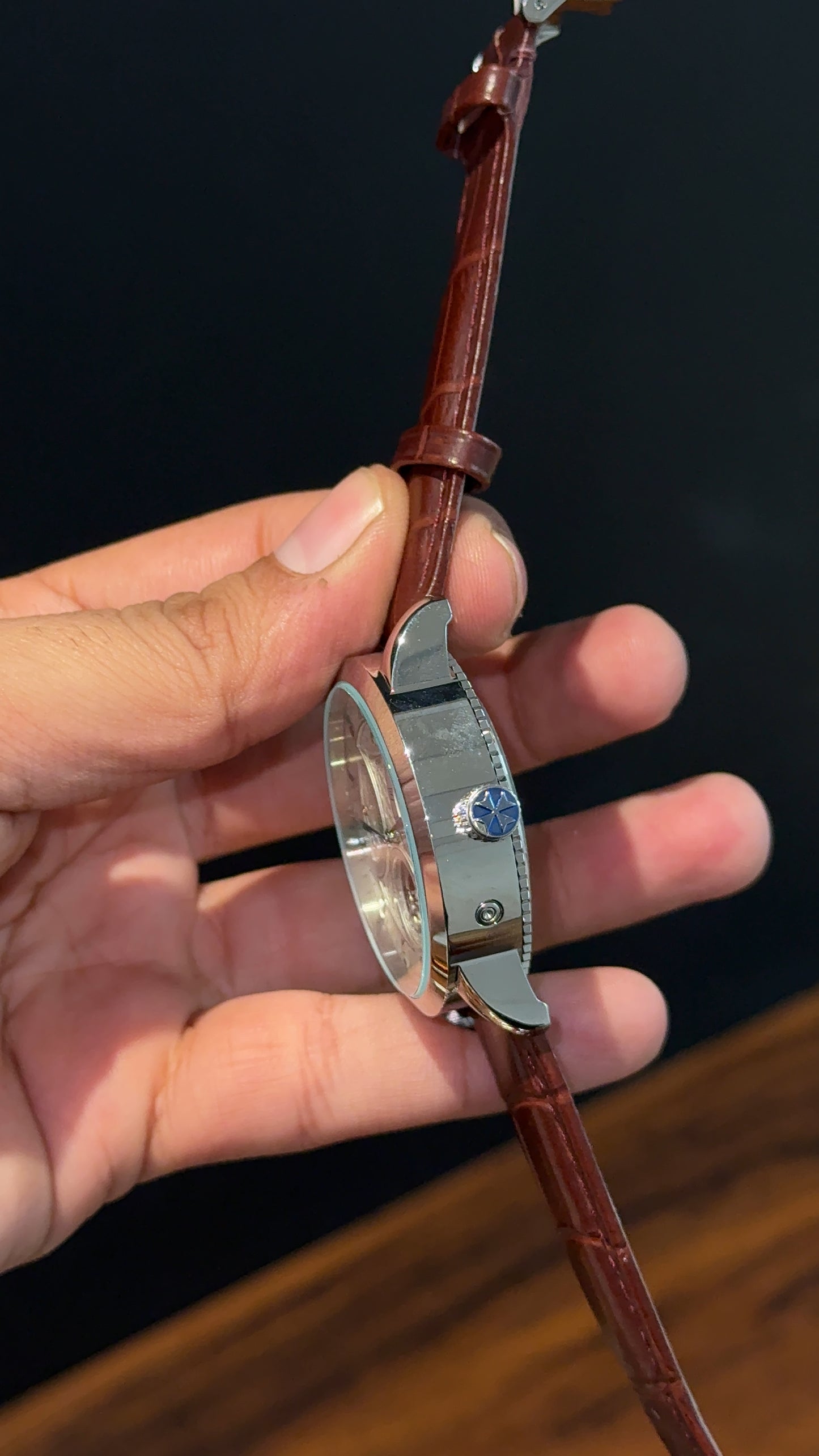 Vacheron Constantin | Brown Leather Strap | Tourbillion | White Dial