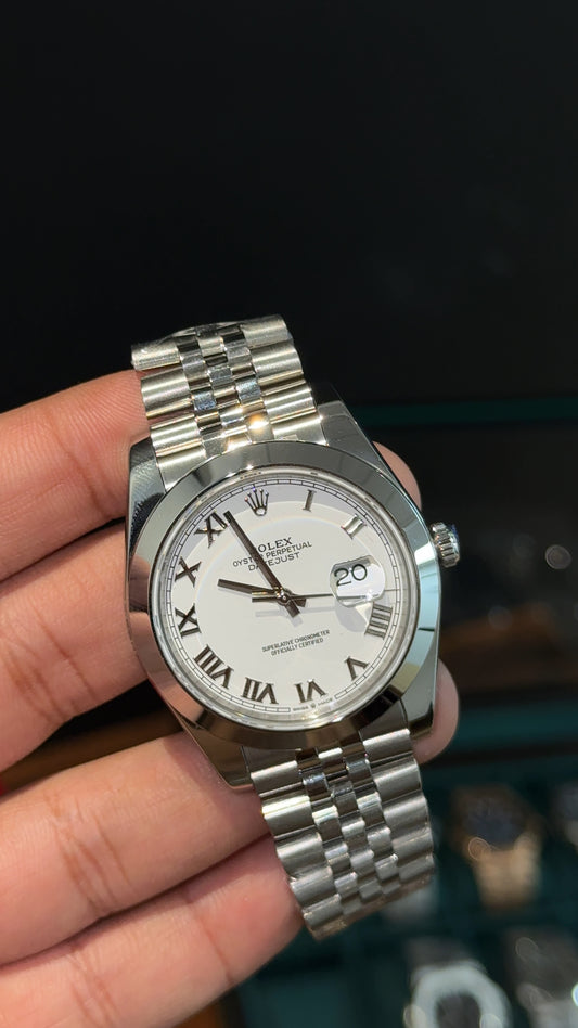 Datejust | Clean Grade | Silver Chain | White Classic Dial