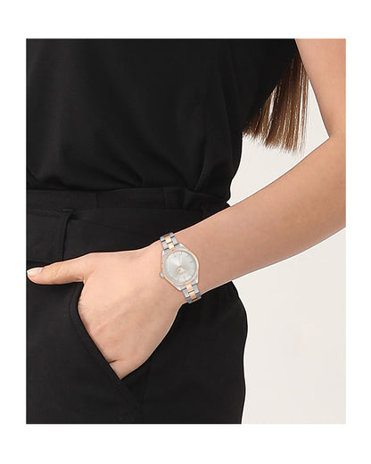 Hugo Boss Women’s Quartz Two-tone Stainless Steel Silver Dial 32mm 1502727