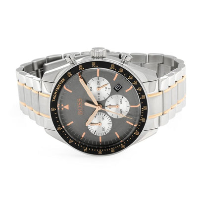 Hugo Boss Men’s | Chronograph Quartz Stainless Steel | Grey Dial 44mm Watch 1513634 - twentyfour