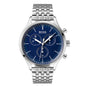 Hugo Boss Men’s Chronograph Quartz Stainless Steel Blue Dial 44mm Watch 1513653