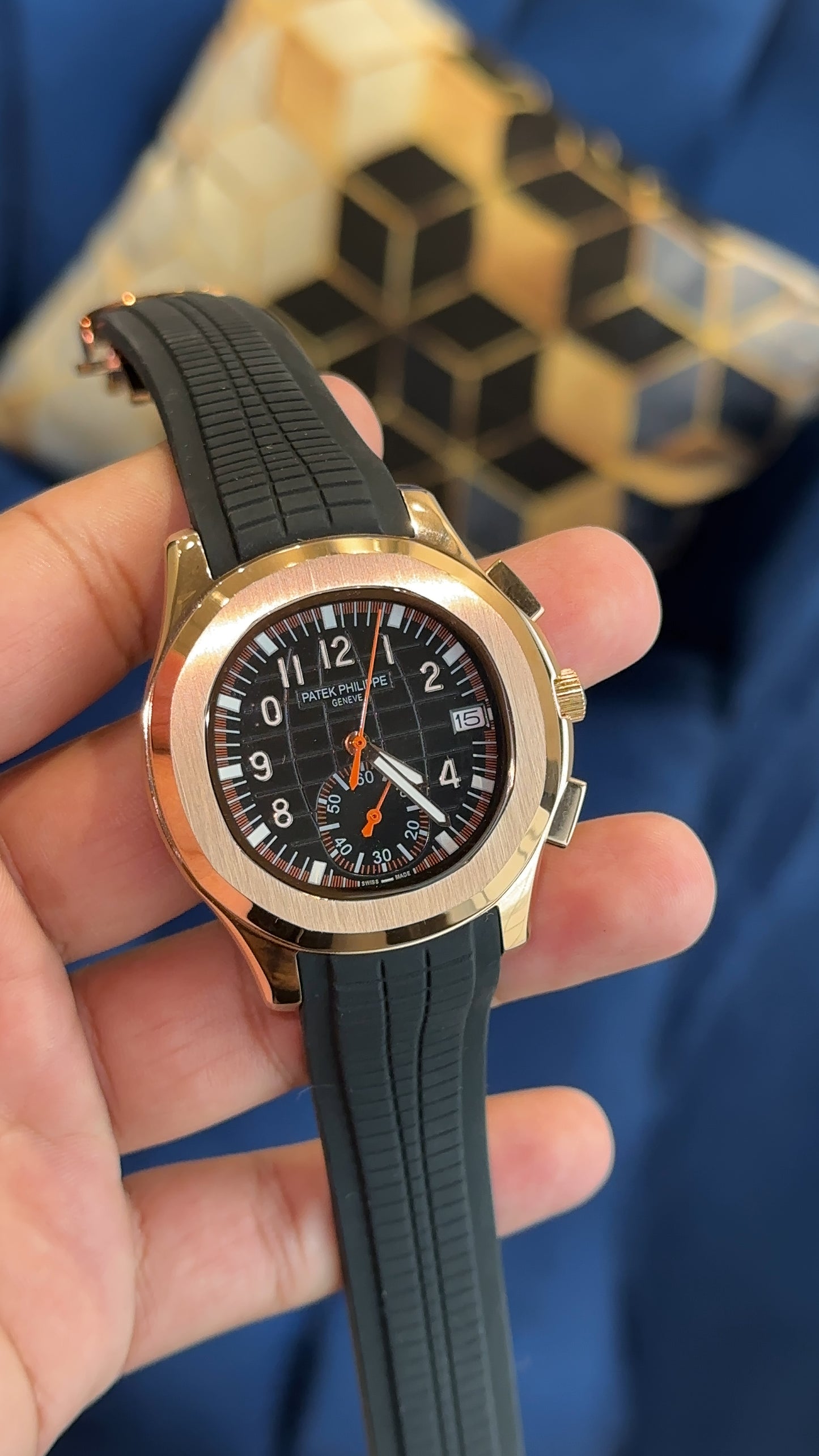 Aquanaut Chrono | orange needle