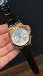 Vacheron Constantin | Rose | Black Leather Strap | Chrono | White Dial