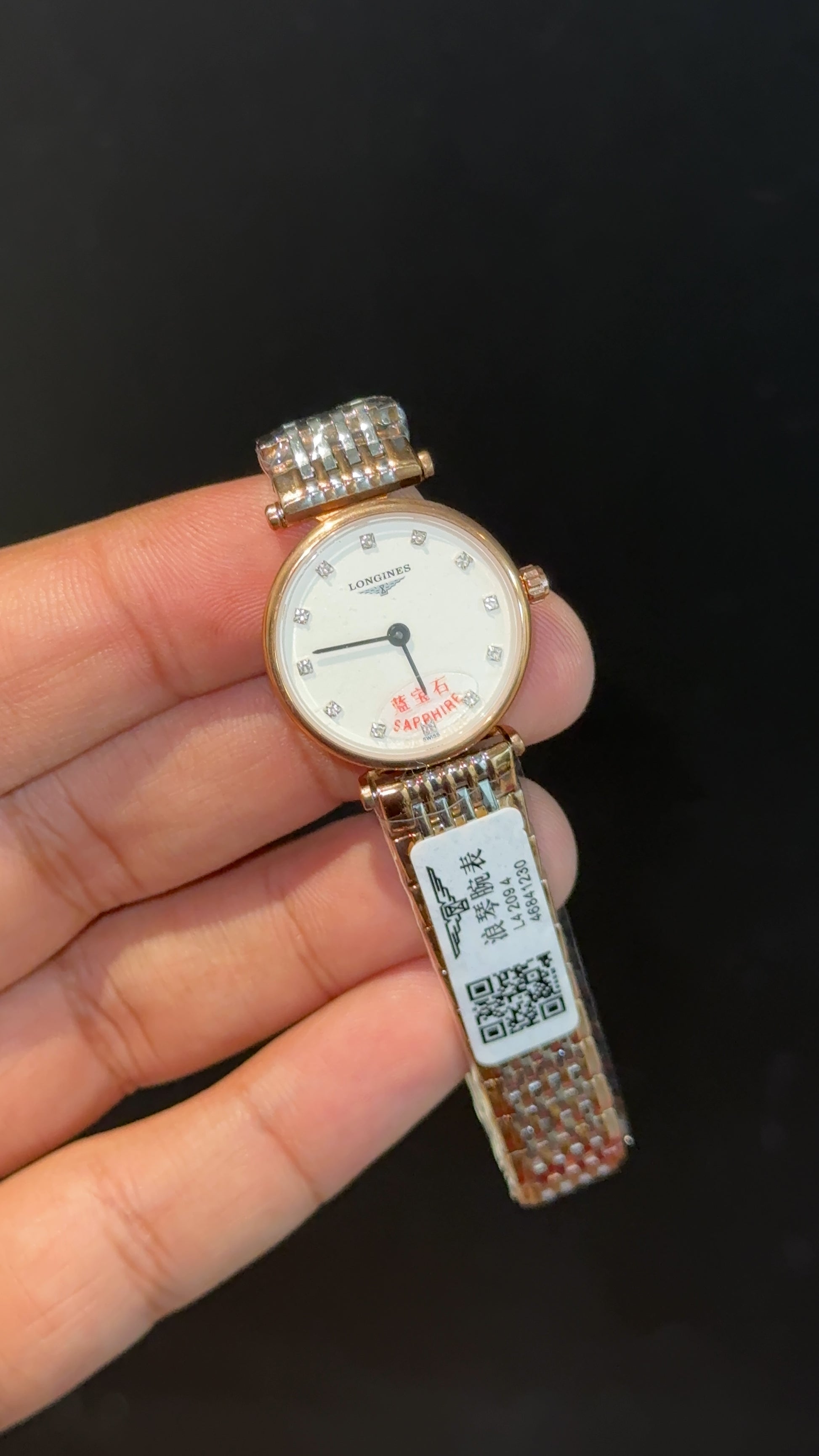 Longines | Woman | Rose Two Tone | White Diamond Dial - twentyfour