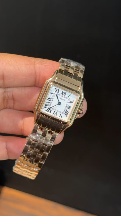 Cartier Panthere | 26mm | Woman  | Rose Chain | White Dial