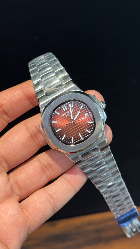 PP Auto | Silver Chain | Browinsh Dial