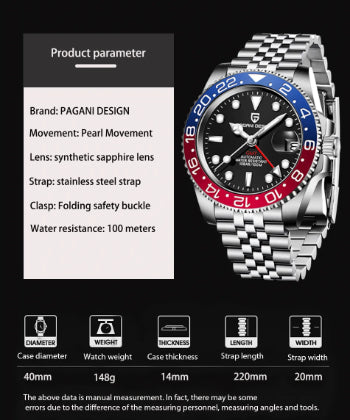 Pagani Design PD-1662 | GMT 40mm Automatic