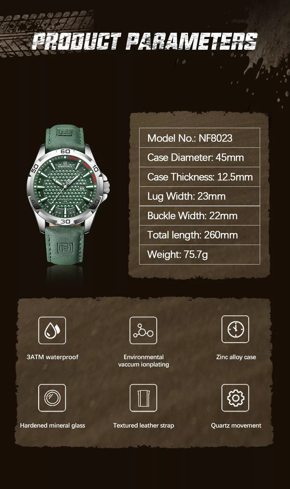 Naviforce NF-8023 Exclusive Date Edition