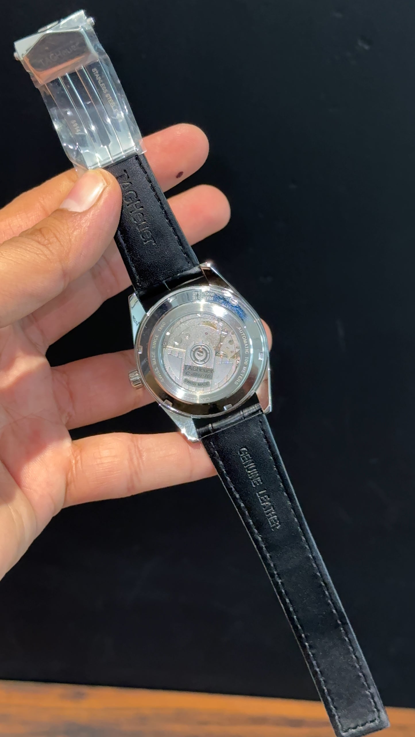 Tag Carrera | Calibre 5 | Black Strap | DayDate | Black Dial