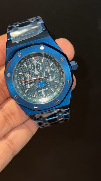 AP Auto | Blue Chain | Chrono Calendar | Blue Dial