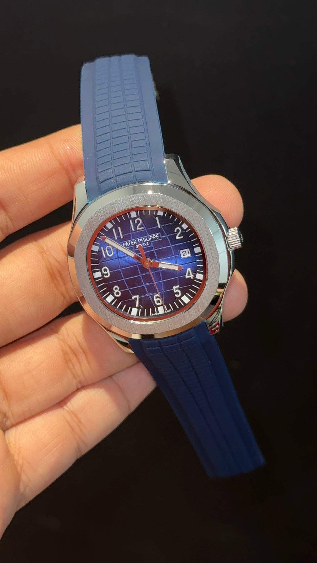 Pp Auto | Aquanaut | Blue Strap | Silver Blue Strap