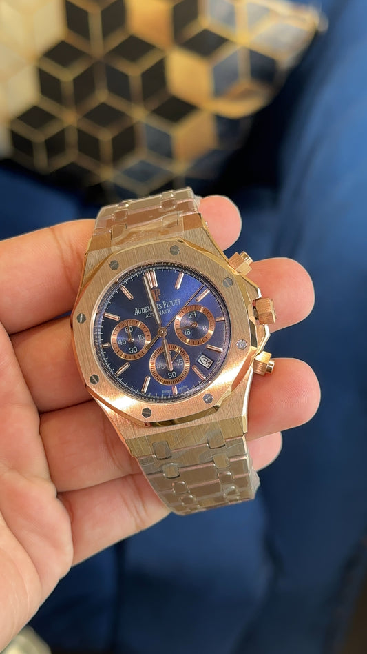 Ap Chrono | Rose | Blue Dial