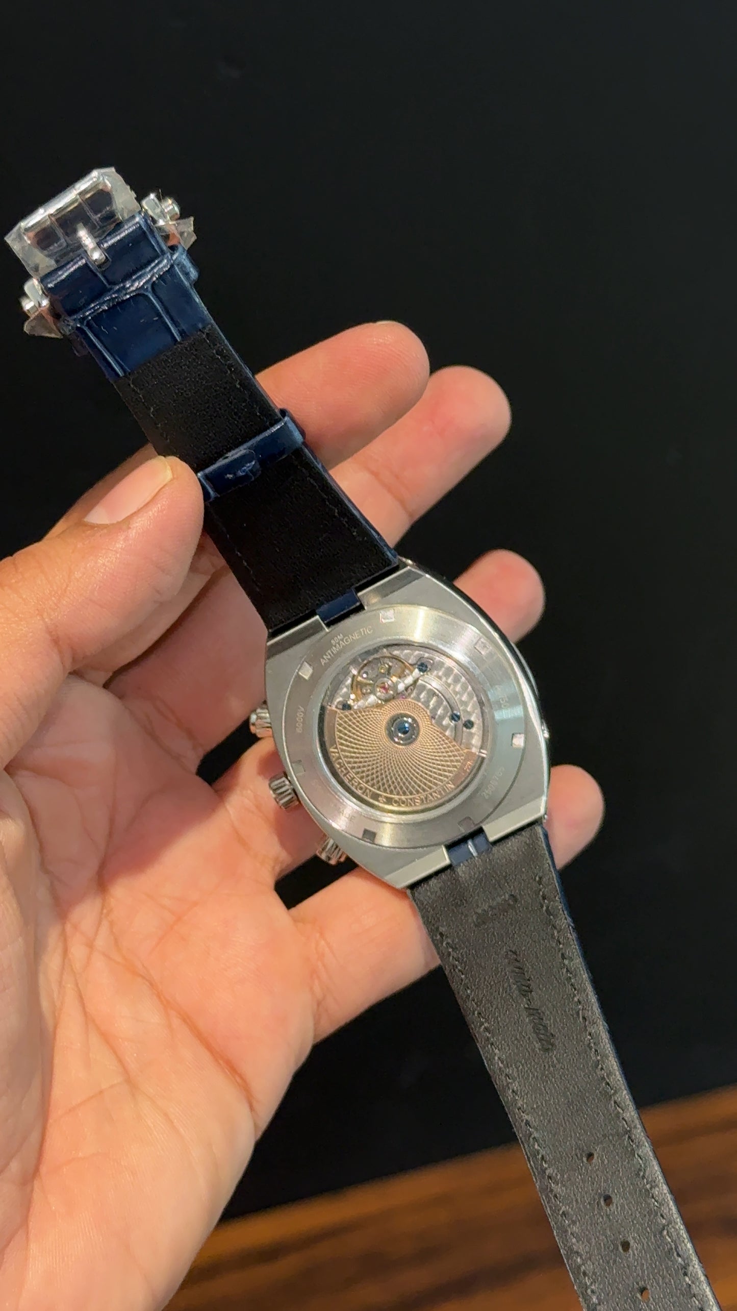 Vacheron Constantin | Blue Leather Strap | Chrono | Blue Dial