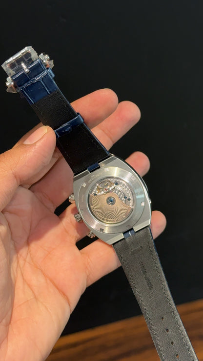 Vacheron Constantin | Blue Leather Strap | Chrono | Blue Dial