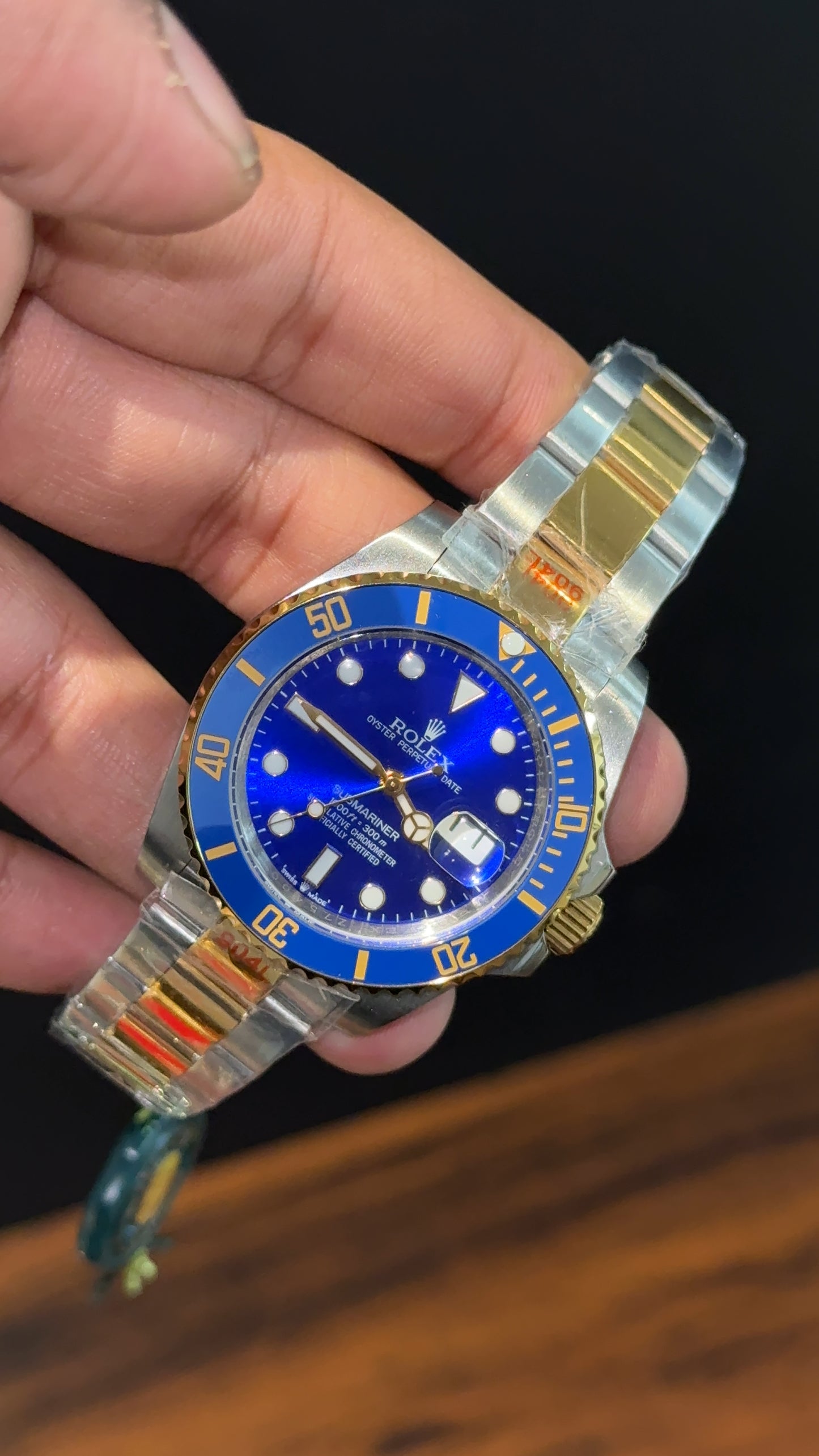 Submariner | Gold Two Tone | Dark Blue Bezel | Dark Blue Dial