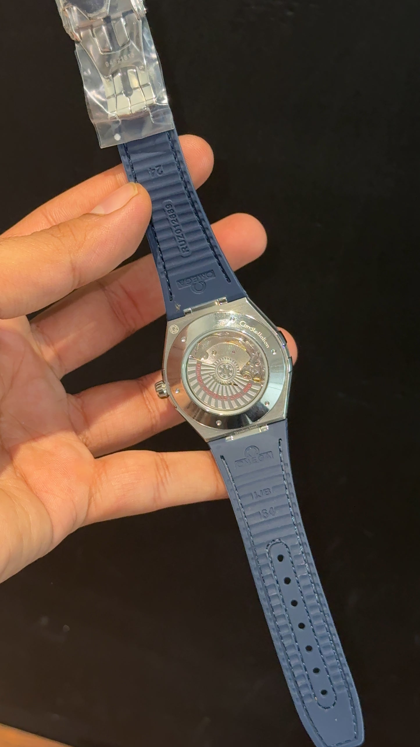 Omega Constellation | Silver Blue Case | Blue Strap | White Dial - twentyfour
