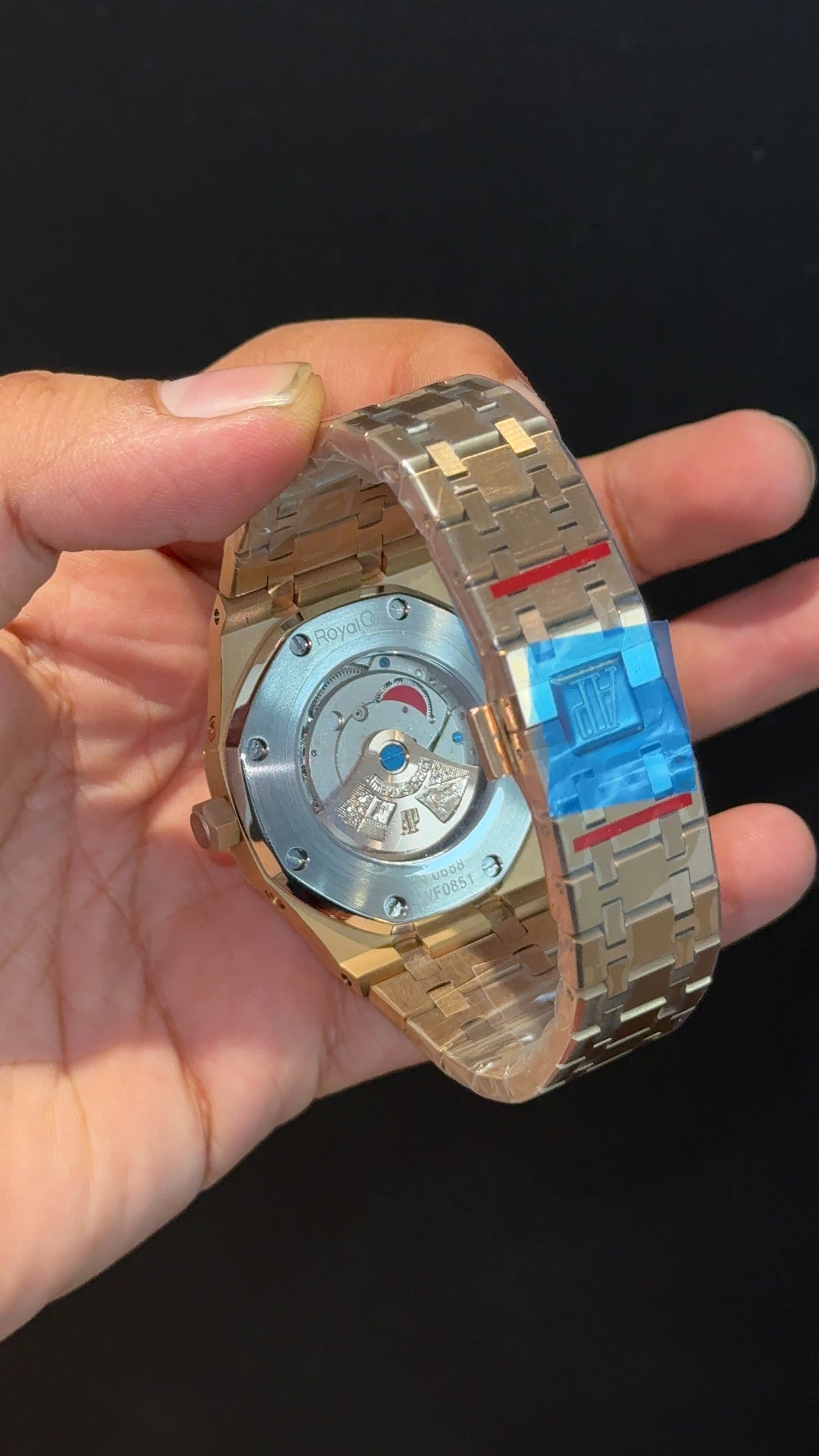 AP Auto | Rose Chain | Chrono | Calendar Edition | light Greyish Dial