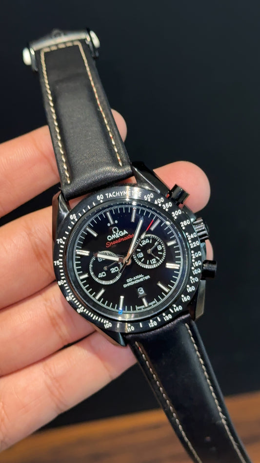 Omega Speedmaster | Black Strap | Chrono | Black Dial - twentyfour