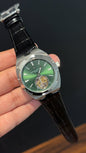 Vacheron Constantin | Black Leather Strap | Pendulum | Green Dial