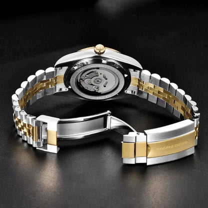 Pagani Design Datejust Black Two tone PD-1645 - twentyfour