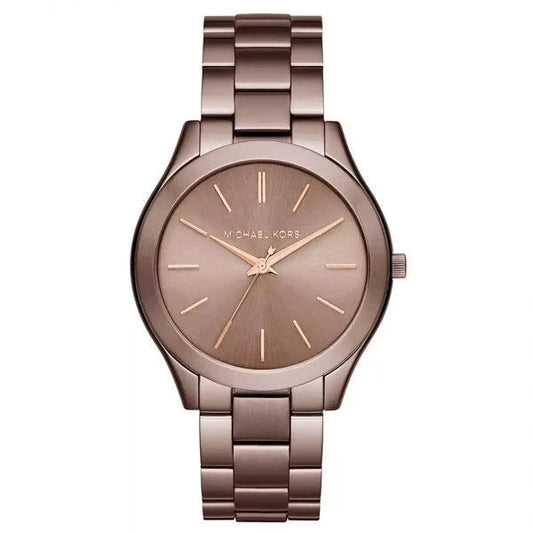 Michael Kors Women’s Quartz Brown Stainless Steel Brown Dial 40mm Watch MK3418