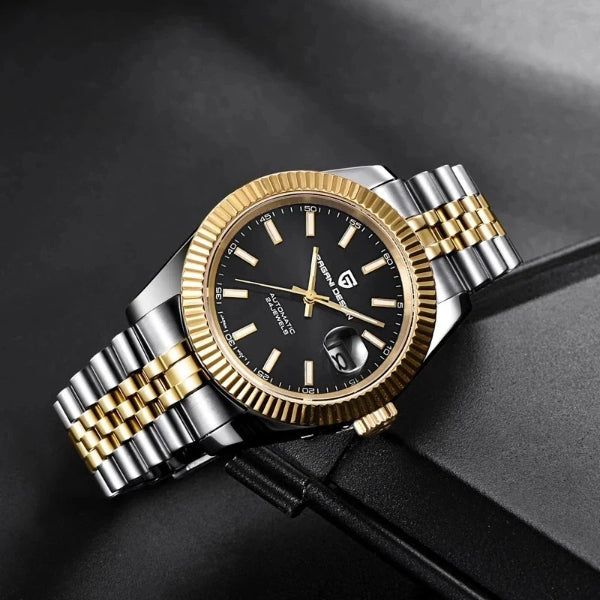 Pagani Design Datejust Black Two tone PD-1645 - twentyfour