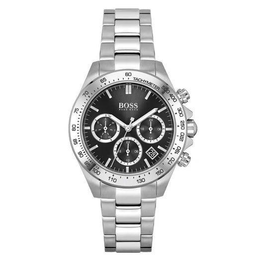 Hugo Boss Women’s Quartz Silver Stainless Steel Black Dial 38 1502614