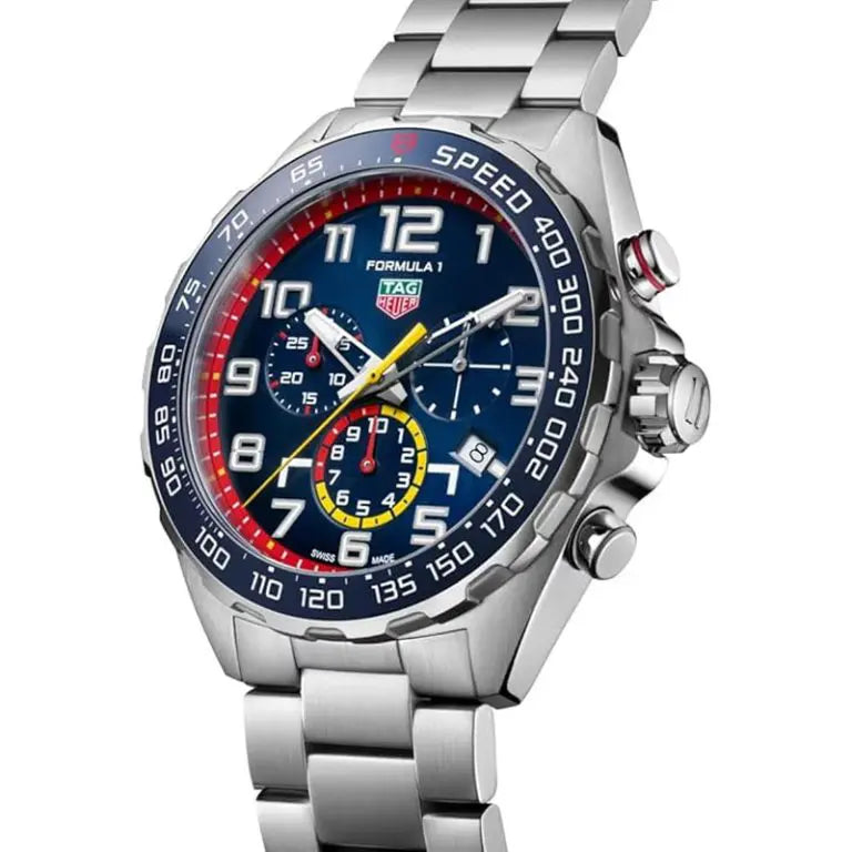 Tag Heuer Formula 1 Men’s Quartz Swiss Made Silver Stainless Steel Blue Dial 43mm Watch CAZ101AL.BA0842 - twentyfour