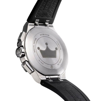 Maurice Lacroix Men’s Quartz Swiss Made Multi Color Silicone Strap Silver Dial 44mm Watch AI1018-TT030-130-K