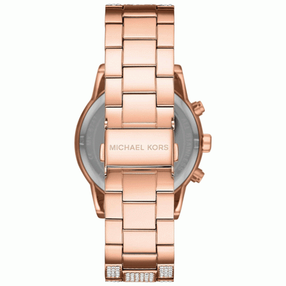 Michael Kors Women’s | Rose Gold Stainless Steel Rose Gold Pave Dial 41mm MK6748