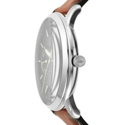 Fossil Men’s Quartz Brown Leather Strap Blue Dial 42mm FS5903 - twentyfour