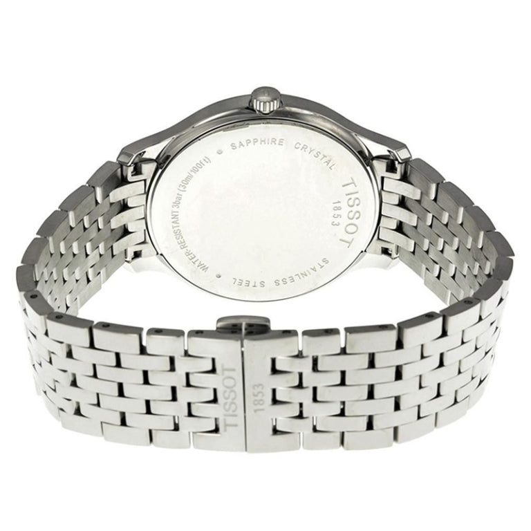 TISSOT Men’s Quartz Swiss Made Silver Stainless Steel Silver Dial 42mm Watch T063.610.11.038.00