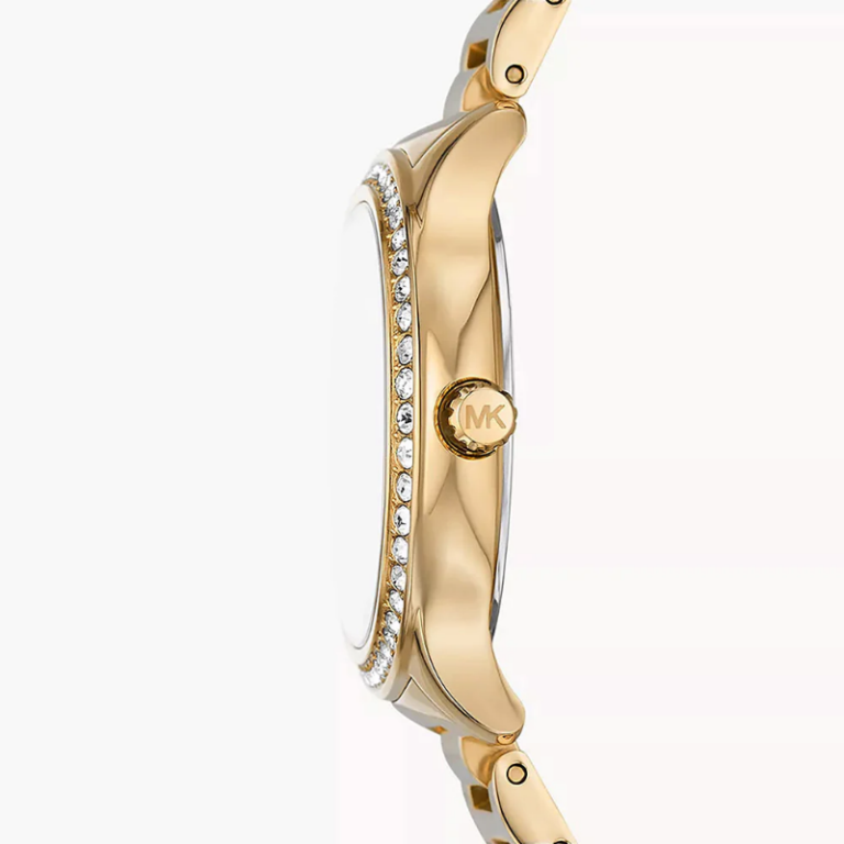 Michael Kors Women’s | Gold Stainless Steel Mother Of Pearl Dial 38mm MK4805