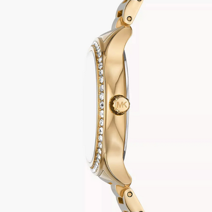 Michael Kors Women’s | Gold Stainless Steel Mother Of Pearl Dial 38mm MK4805
